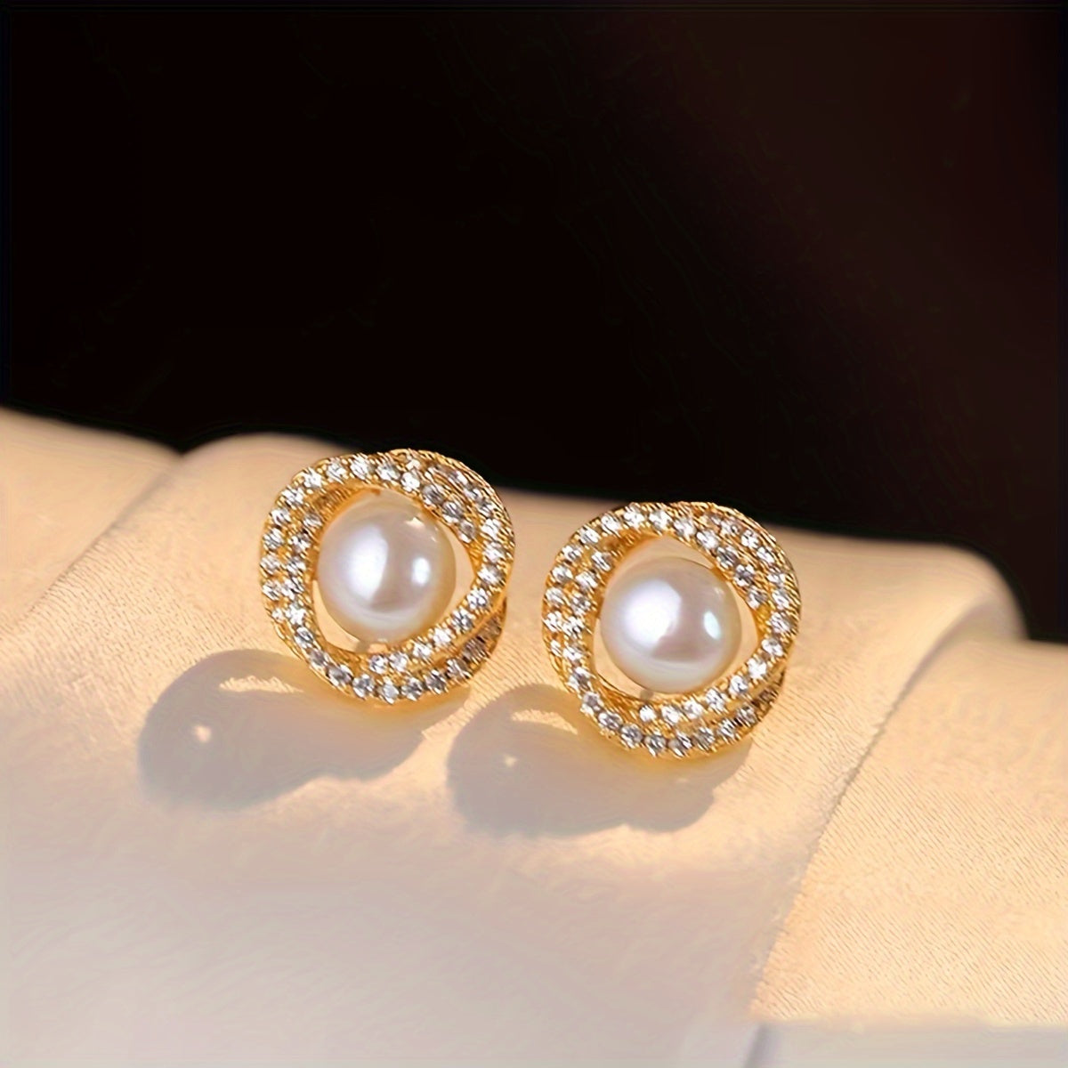 Pearl Luxe — Set de Joyería con Perlas Imitación (4 Piezas)