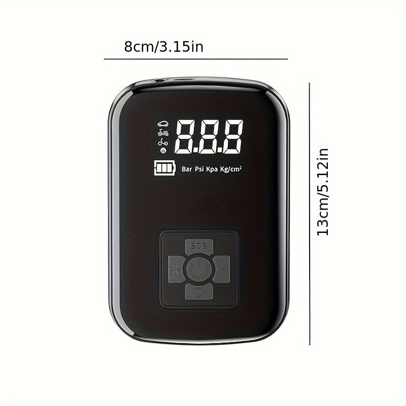 PCMOS AirPro — Compresor de Aire Portátil Inalámbrico para Auto y Moto