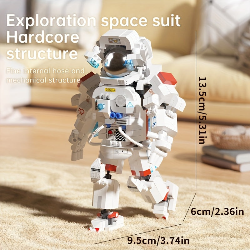 Astronaut Building Block Set, Creative Construction Toys, ABS Plastic, STEM Education Gifts for Teenagers, Birthday Or Holiday Gifts, Space Toys