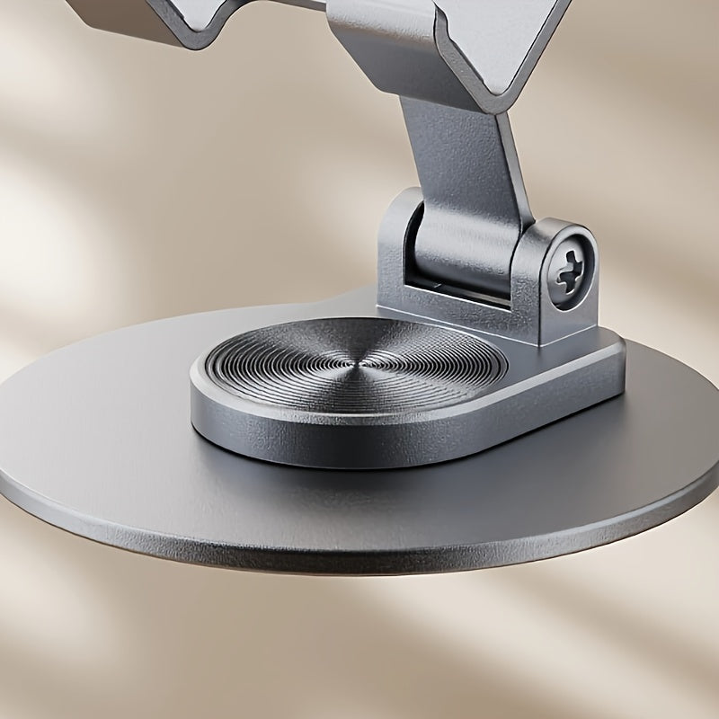 FlexiStand Pro — Soporte Metálico Plegable para Teléfono (Carbon Black)