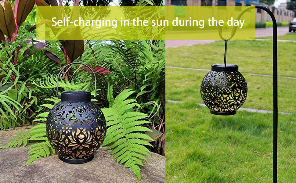 Faroles Solares Marroquíes — Set Decorativo de Jardín