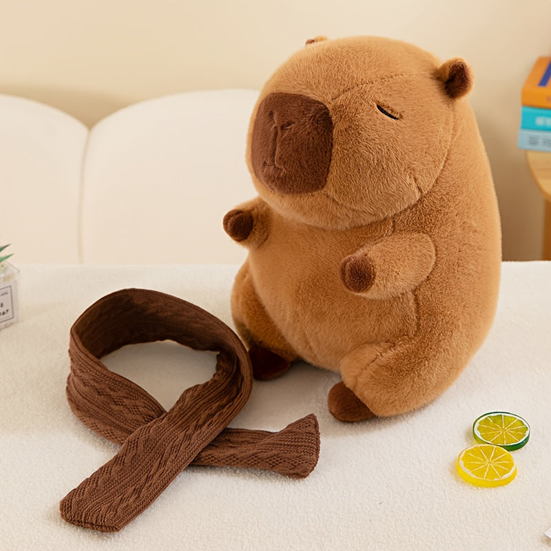 CozyCapy — Peluche de Carpincho con Bufanda