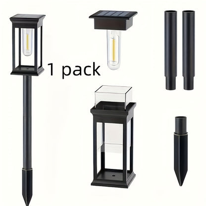 SolDorado JT — Lámpara Solar Dorada para Exteriores con Encendido Automático (1 Unidad)