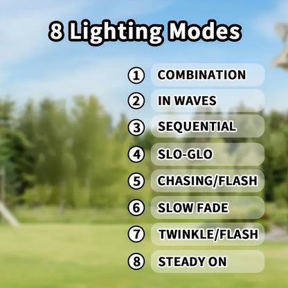 LuzAura HR — Set de 6 Guirnaldas LED de Alambre de Cobre con Luz Cálida Solar (Decoración Exterior)