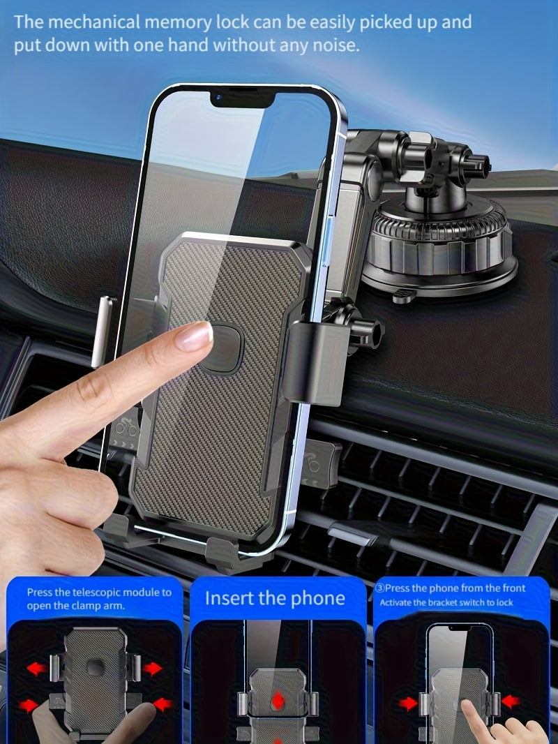 TruckGrip XH — Soporte de Celular para Vehículo con Ventosa (Resistente a Vibraciones, Ajustable, Ideal para Camiones y Navegación)