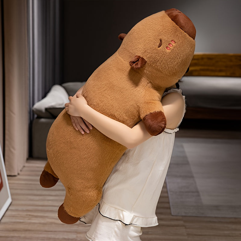 ✨ Capybara Dream — Almohada Retro de Peluche