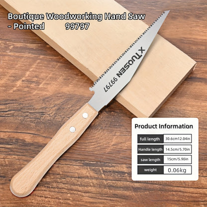 KiruSet PW — Juego de 3 Sierras Japonesas Artesanales (Corte Preciso en Madera y Metal, Sin Batería)