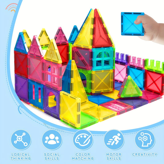 MagnoCubo EB — 3D Magnetic Block Set for Creative Construction (ABS Material, Mixed Colors)