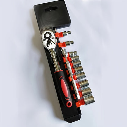 PowerFix 12 — Set de 12 Llaves de Vaso Intercambiables (1/4")