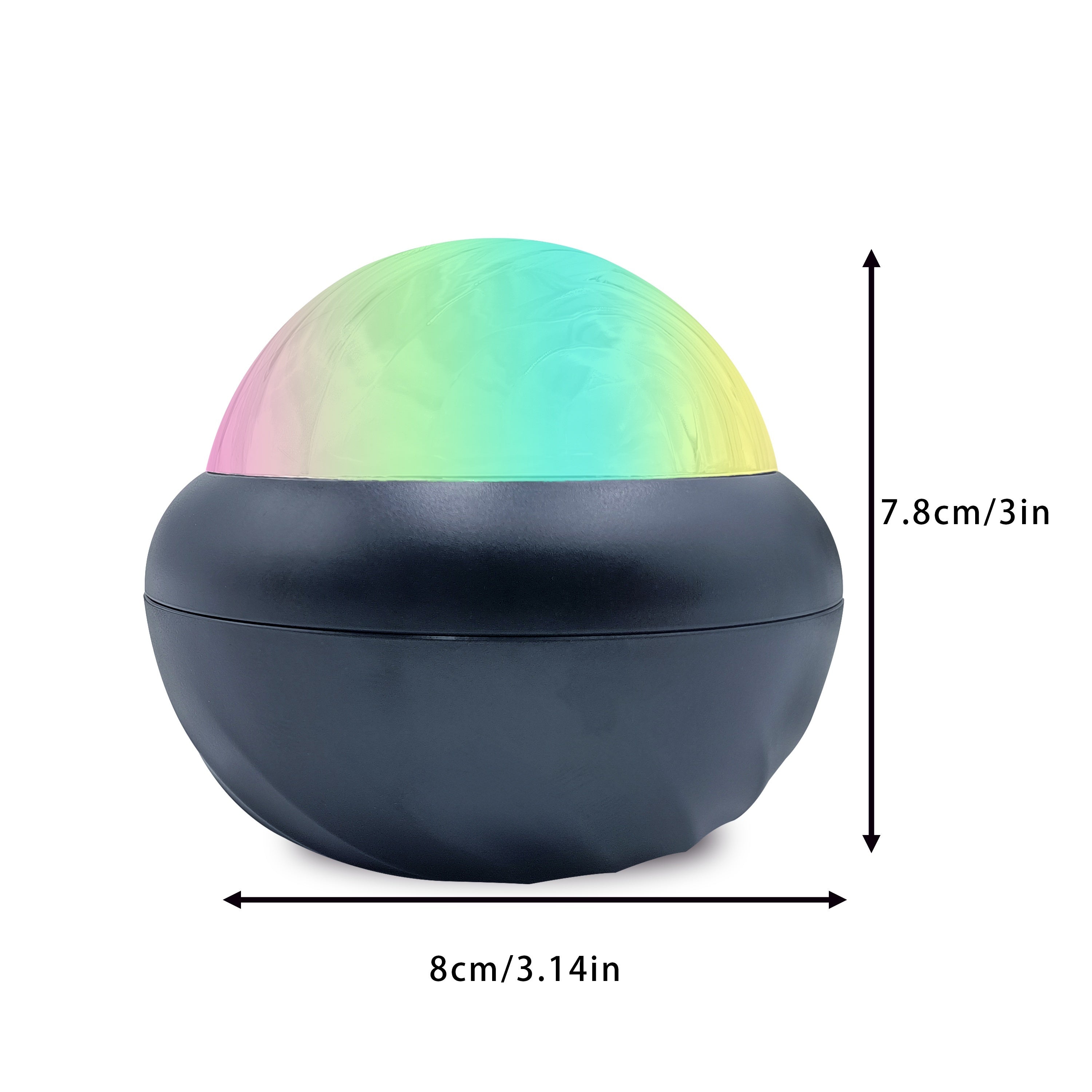 Small Magic Ball Contains Beautiful Northern Lights, A Variety Of Light Color Rotation Changes, USB Plug-In Remote Control Light Effect, Suitable for Bedroom Living Room Party