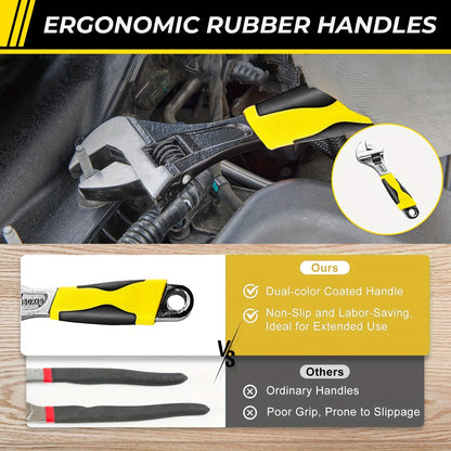 IronGrip 4X — Set de Herramientas Multifuncionales: Alicates y Llave para Reparaciones Domésticas y Automotrices