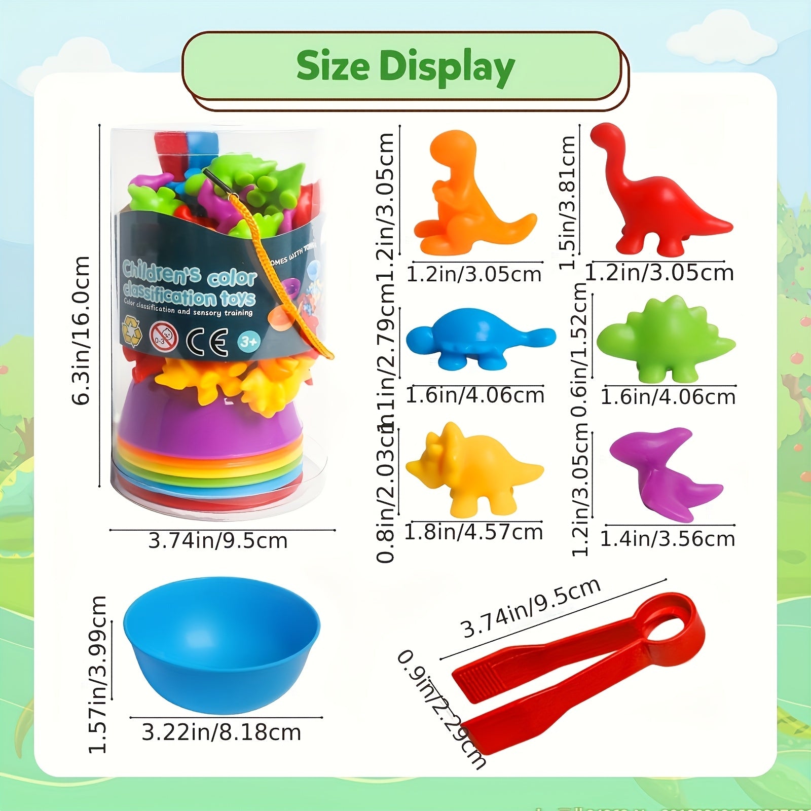 Matching and Sorting Games, Sensory Motor Learning Activity Bowl for Color Recognition & Logical Thinking Training – Perfect Gift for Kids Aged 3+, Educational Play, Early Childhood Education, Engaging Activity Bowl, Intera
