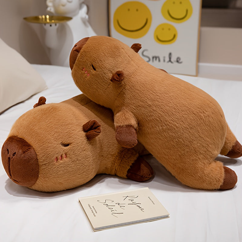 ✨ Capybara Dream — Almohada Retro de Peluche