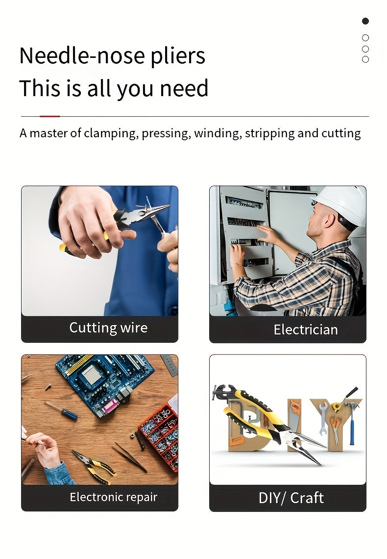 IronGrip 4X — Set de Herramientas Multifuncionales: Alicates y Llave para Reparaciones Domésticas y Automotrices