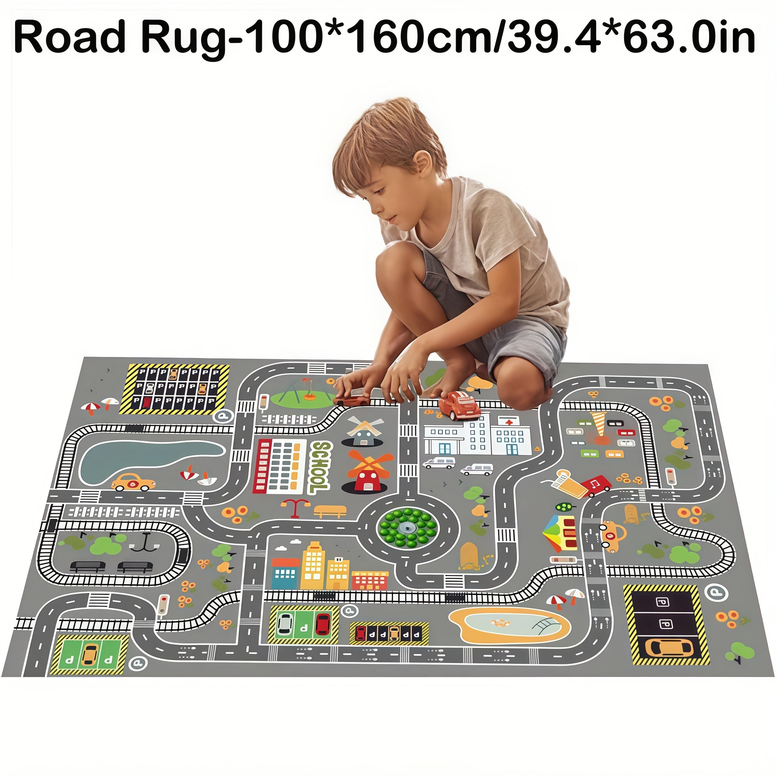 Alfombra para autos de juguetes