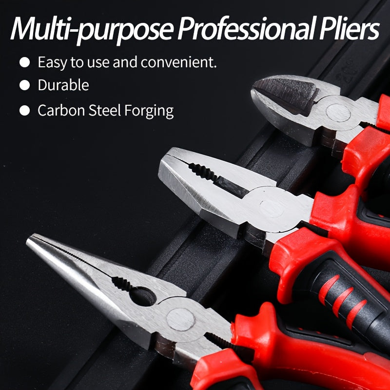 ProGrip Tools — Set de Alicates Profesionales de Acero Cromo-Vanadio
