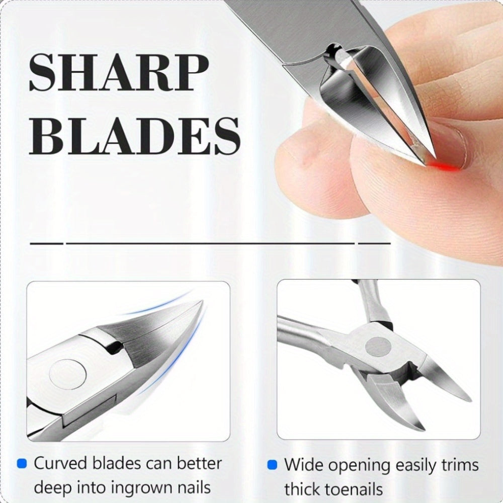 SteelCare Pro — Set de 5 Cortauñas Reforzados