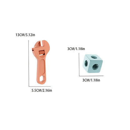 MiniTec UL — Kit de Herramientas STEM para Niños con Destornillador y Llaves (Material Plástico, Colores Mixtos)