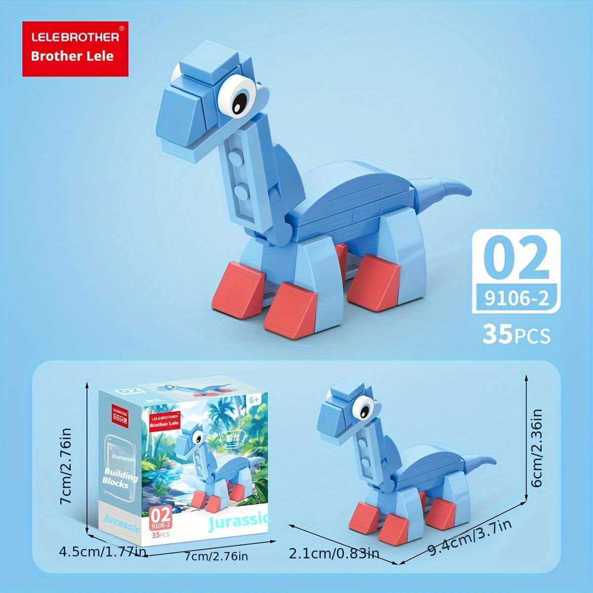 10-in-1 Mini Animal Dinosaur Series Building Block Set, Christmas Gift Assembly Toy with T-Rex Pteranodon Triceratops Ankylosaurus Ceratosaurus Mosasaurus Diplodocus Models, 371pcs for 10 Small Figures or 1 Large Model