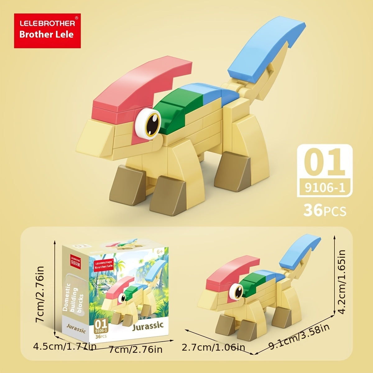 10-in-1 Mini Animal Dinosaur Series Building Block Set, Christmas Gift Assembly Toy with T-Rex Pteranodon Triceratops Ankylosaurus Ceratosaurus Mosasaurus Diplodocus Models, 371pcs for 10 Small Figures or 1 Large Model