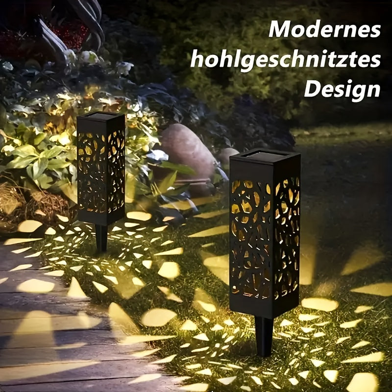 6pcs Solar Outdoor Lighting Commercial Street Lighting Solar Decorative Pathway Lights Area Lighting Yard Lawn Lights IP44 Outdoor Solar LED Landscape Garden Lighting