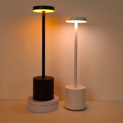 GlowBar FU — Lámpara LED Moderna Recargable con Control Táctil (Luz Ascendente, USB, Diseño Metálico para Hogar y Oficina)