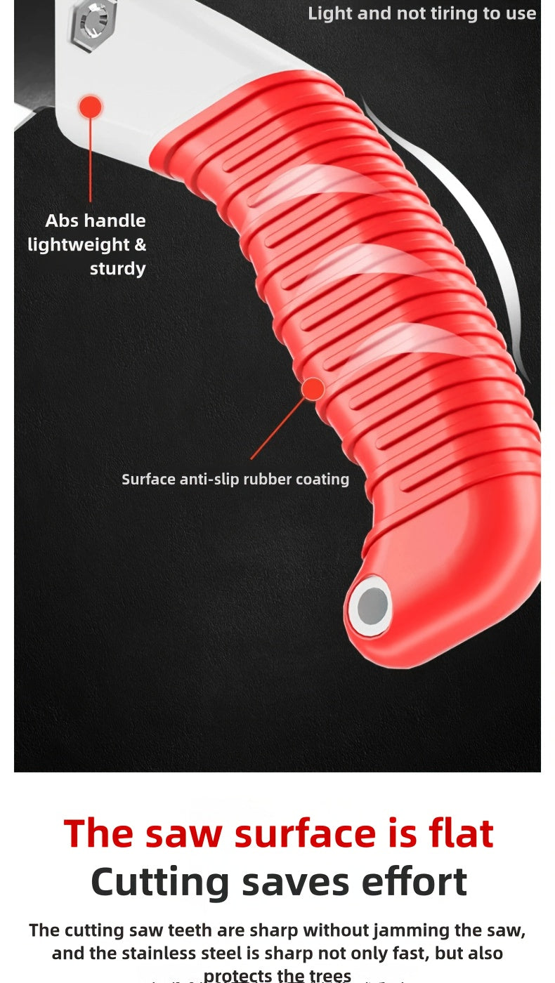 TreeGrip Pro — Sierra Manual de Mano para Poda y Corte de Leña (Uso Profesional y Doméstico)