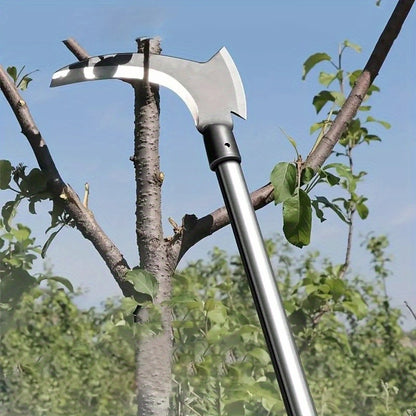 CurveCut Mangan — Hacha de Jardinería con Hoja Curva en Acero Manganeso