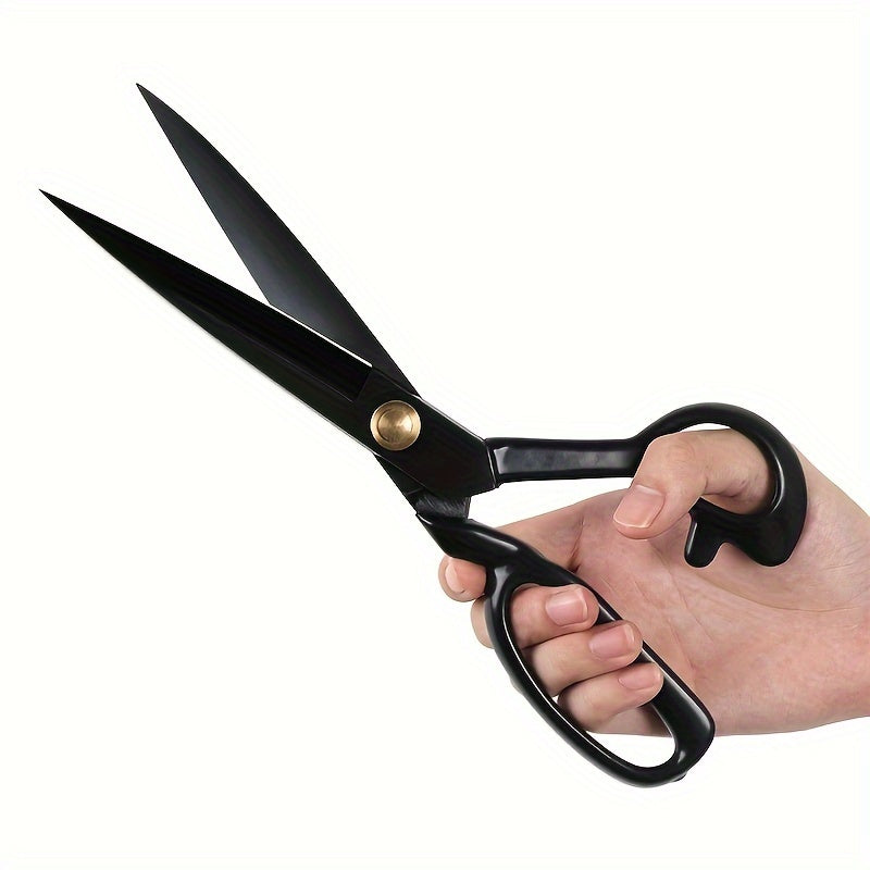 Professional Fabric Scissors - High Carbon Steel, Super Sharp Cutting Blades for Sewing and Crafting, Ideal for Cutting Cloth, Fabric, and Paper, Sewing Essentials | Professional Crafting Tools | Durable Fabric Scissors
