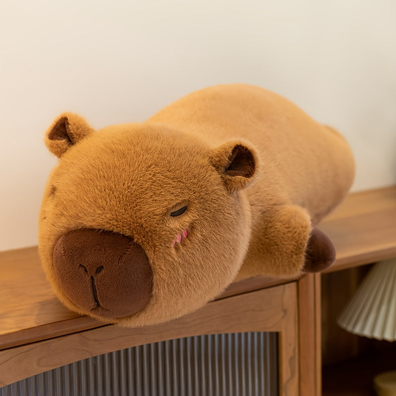 ✨ Capybara Dream — Almohada Retro de Peluche