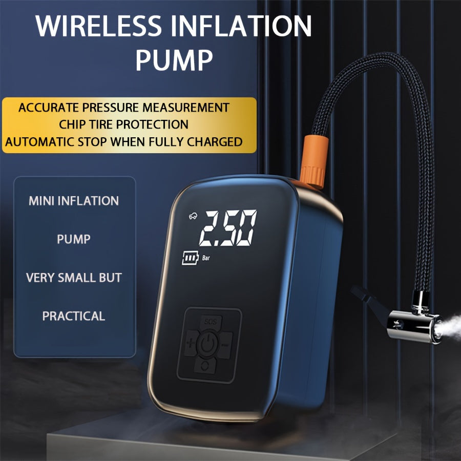 PCMOS AirPro — Compresor de Aire Portátil Inalámbrico para Auto y Moto