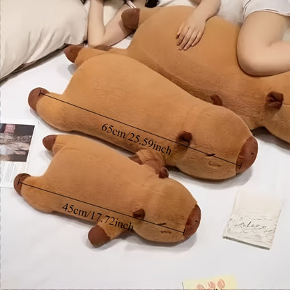 ✨ Capybara Dream — Almohada Retro de Peluche