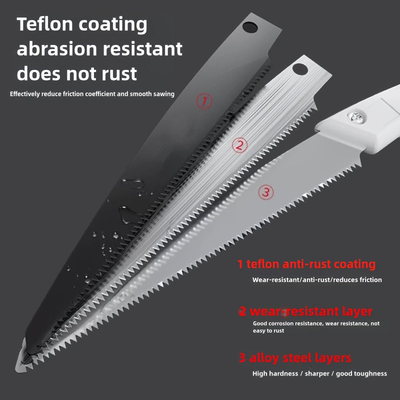 TreeGrip Pro — Sierra Manual de Mano para Poda y Corte de Leña (Uso Profesional y Doméstico)