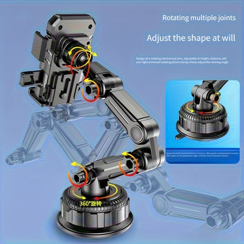 TruckGrip XH — Soporte de Celular para Vehículo con Ventosa (Resistente a Vibraciones, Ajustable, Ideal para Camiones y Navegación)