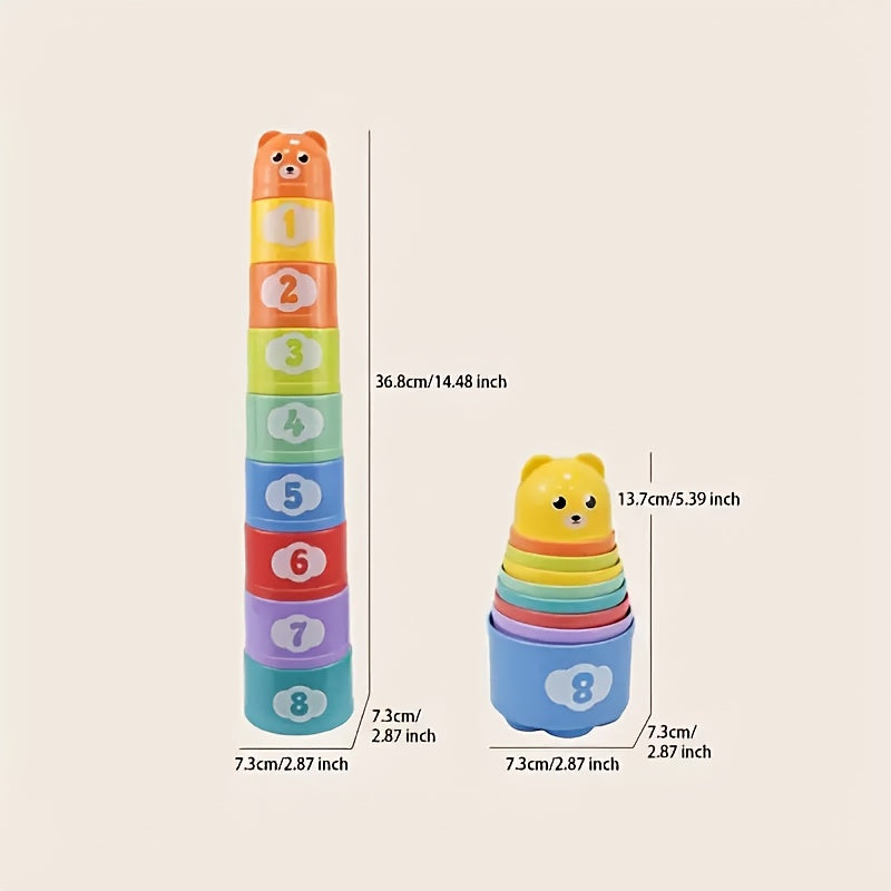 Stack & Play — Vasitos Apilables para Bebés