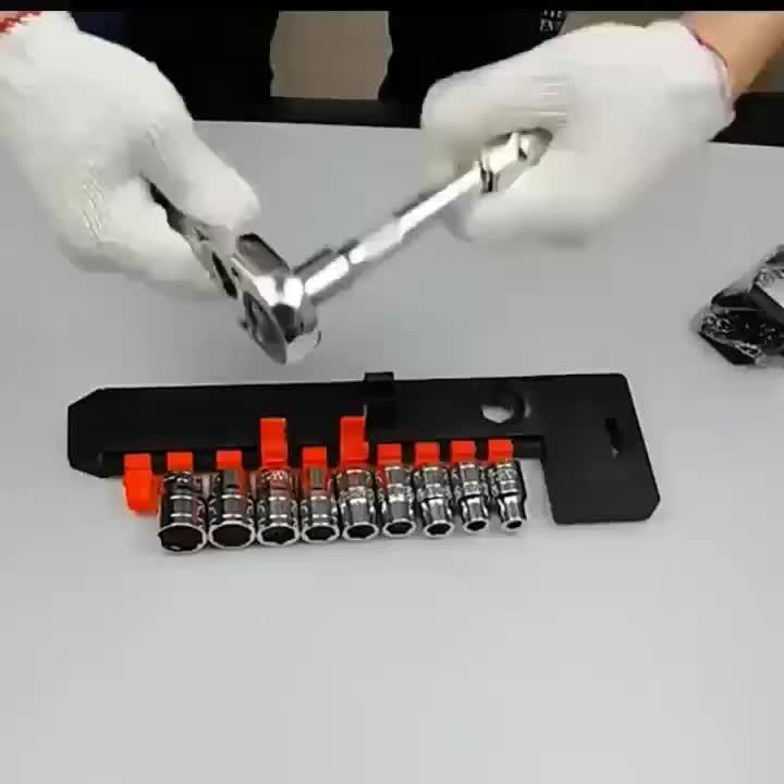 PowerFix 12 — Set de 12 Llaves de Vaso Intercambiables (1/4")