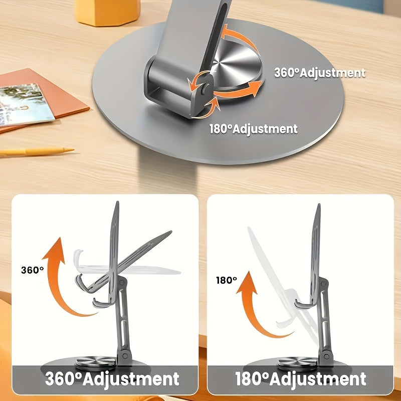FlexiStand Pro — Soporte Metálico Plegable para Teléfono (Carbon Black)