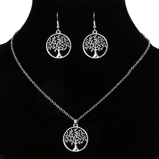 SoulRoots — Set de Joyería Étnica Árbol de la Vida (3 Piezas)