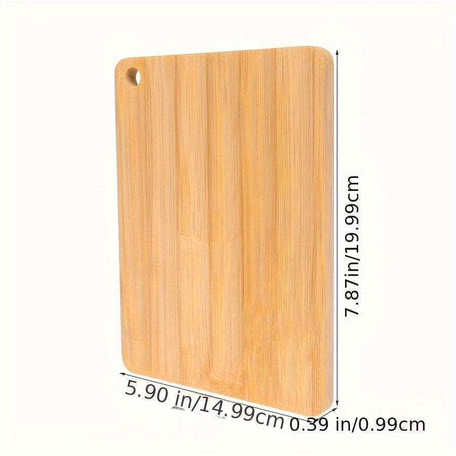 Royal Craft Heavy-Duty Bamboo Chopping Board with Juice Slot - Extra Thick Non-Porous Kitchen Cutting Board, Easy Grip Handle for Meat, Vegetables, Fruits, Easy to Clean & Space-Saving Design for Home Professional Kitchens -