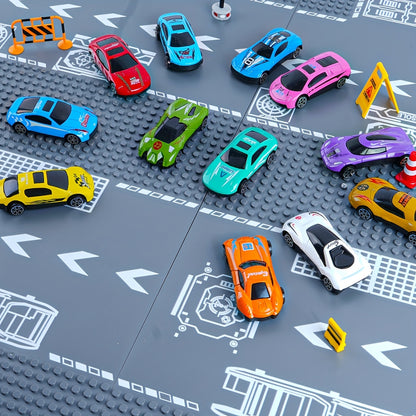 MiniRacers 12 — Set de 12 Autos Metálicos de Carreras para Niños
