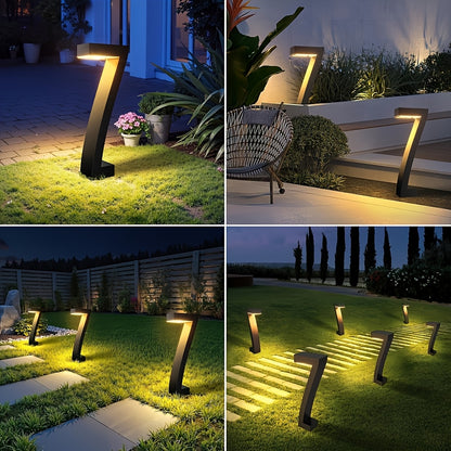 PathGlow LiHang — Set de 4 Luces Solares LED para Jardín y Caminos (IP65)