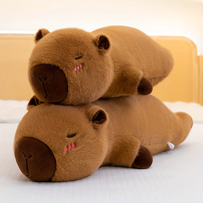 ✨ Capybara Dream — Almohada Retro de Peluche