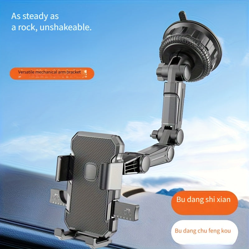 New in - car suction - cup - type center console mobile phone car mount with earthquake - resistant fixed support for large trucks' navigation