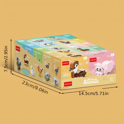 🐾Set de bloques 10 en 1 - Set mini Granja