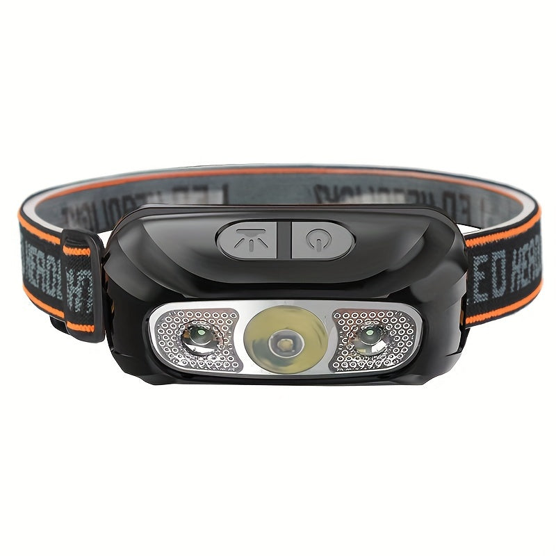 NightBeam Pro — Linterna Frontal LED Recargable con Sensor