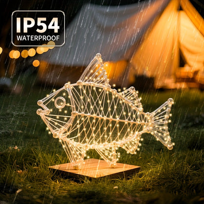 LuzAura HR — Set de 6 Guirnaldas LED de Alambre de Cobre con Luz Cálida Solar (Decoración Exterior)