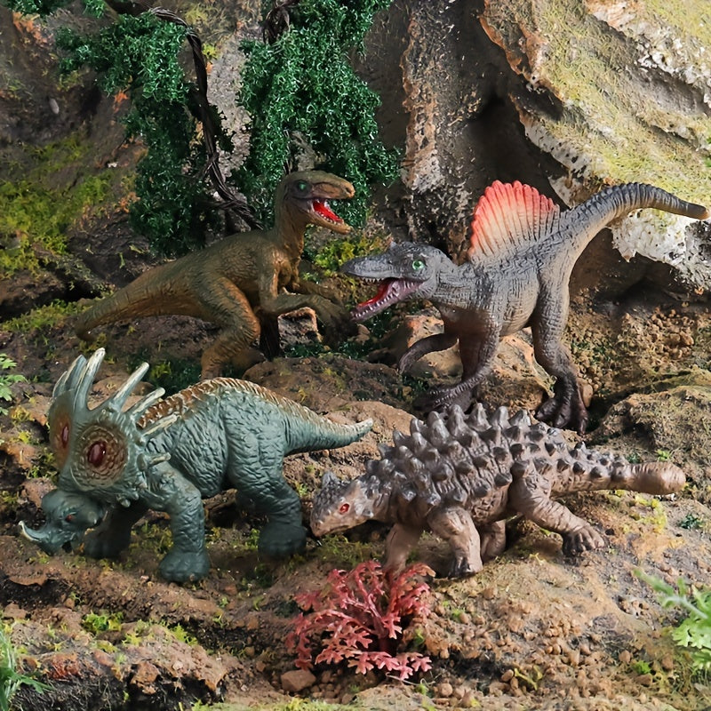 DinoWorld Pack — Set de 12 Dinosaurios de Acción