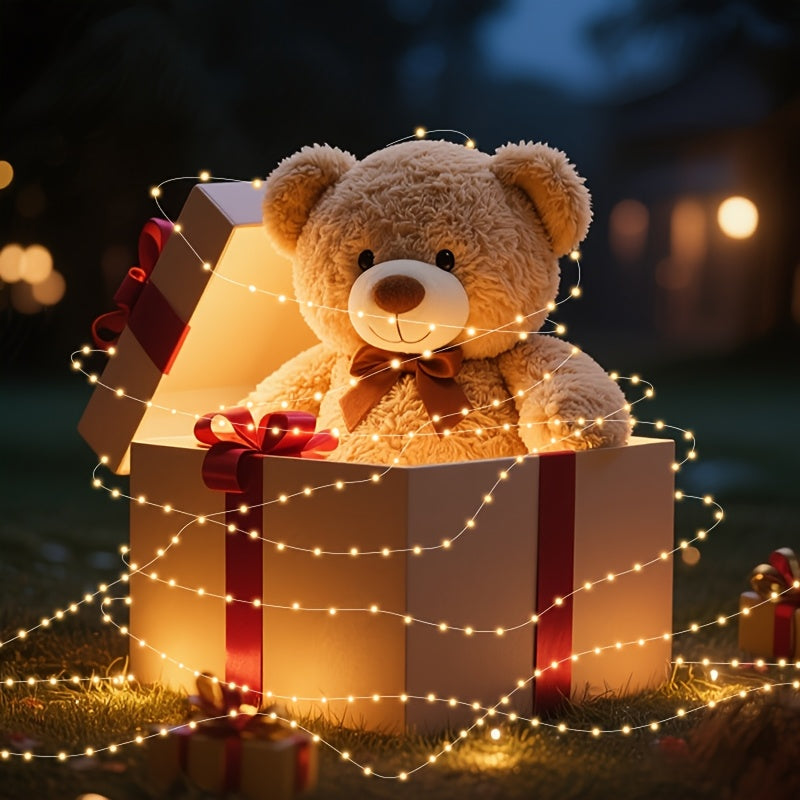 LuzAura HR — Set de 6 Guirnaldas LED de Alambre de Cobre con Luz Cálida Solar (Decoración Exterior)