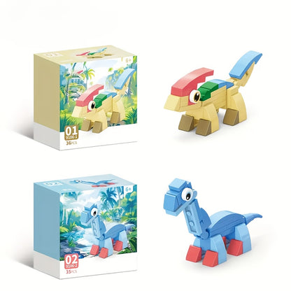 DinoFusion RF — Set de Construcción 10-en-1 con Dinosaurios (371 Piezas, Colores Mixtos)
