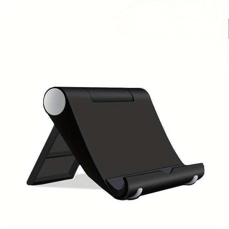 Portable Folding Phone Stand, ABS Material Desktop Holder for Smartphones and Tablets - Creative and Easy-to-Use